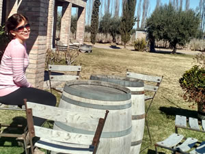 Mendoza - Aguardando a degustação na Achaval-Ferrer